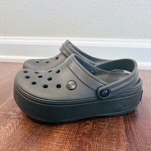 Girls Platform Crocs
